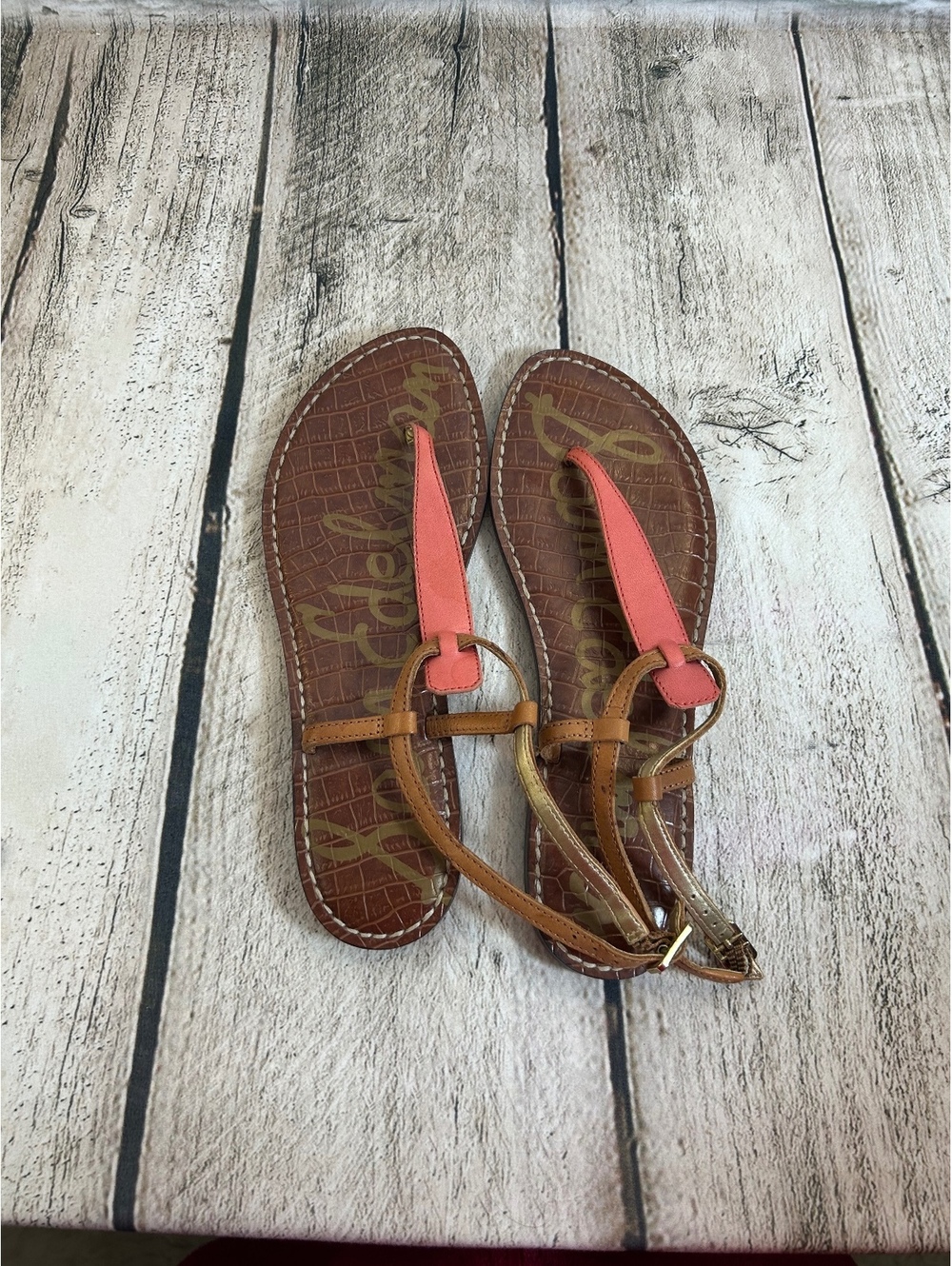 SAM EDELMAN Women’s Gigi Flat Sandals / Size: 7.5 - Picture 3 of 9